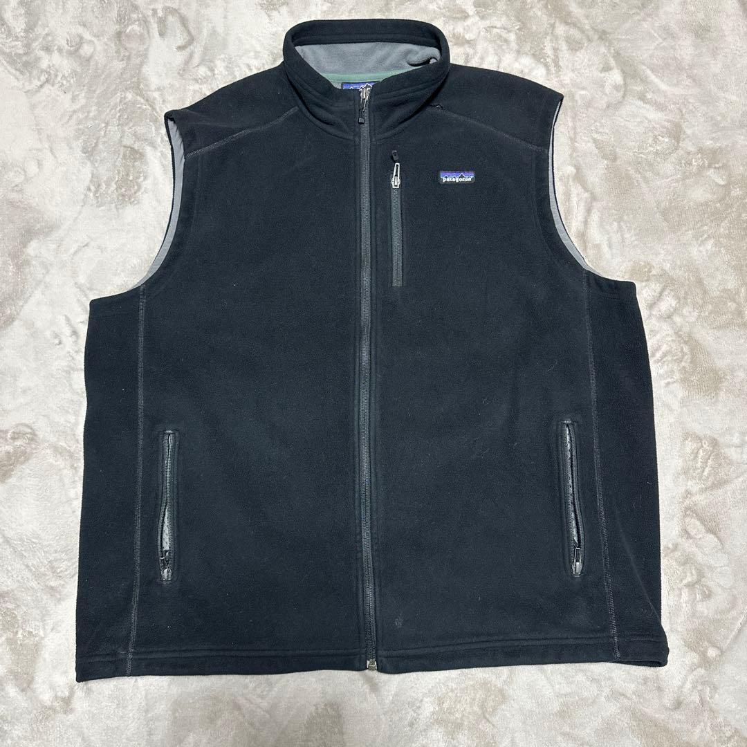 Patagonia、ベスト、黒