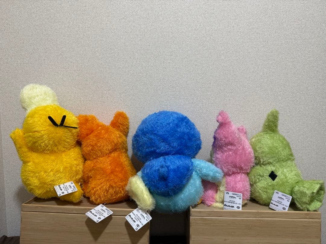 【タグ付き新品】ポケモン　くつろぎタイムぬいぐるみコダック他　8体まとめ売り
