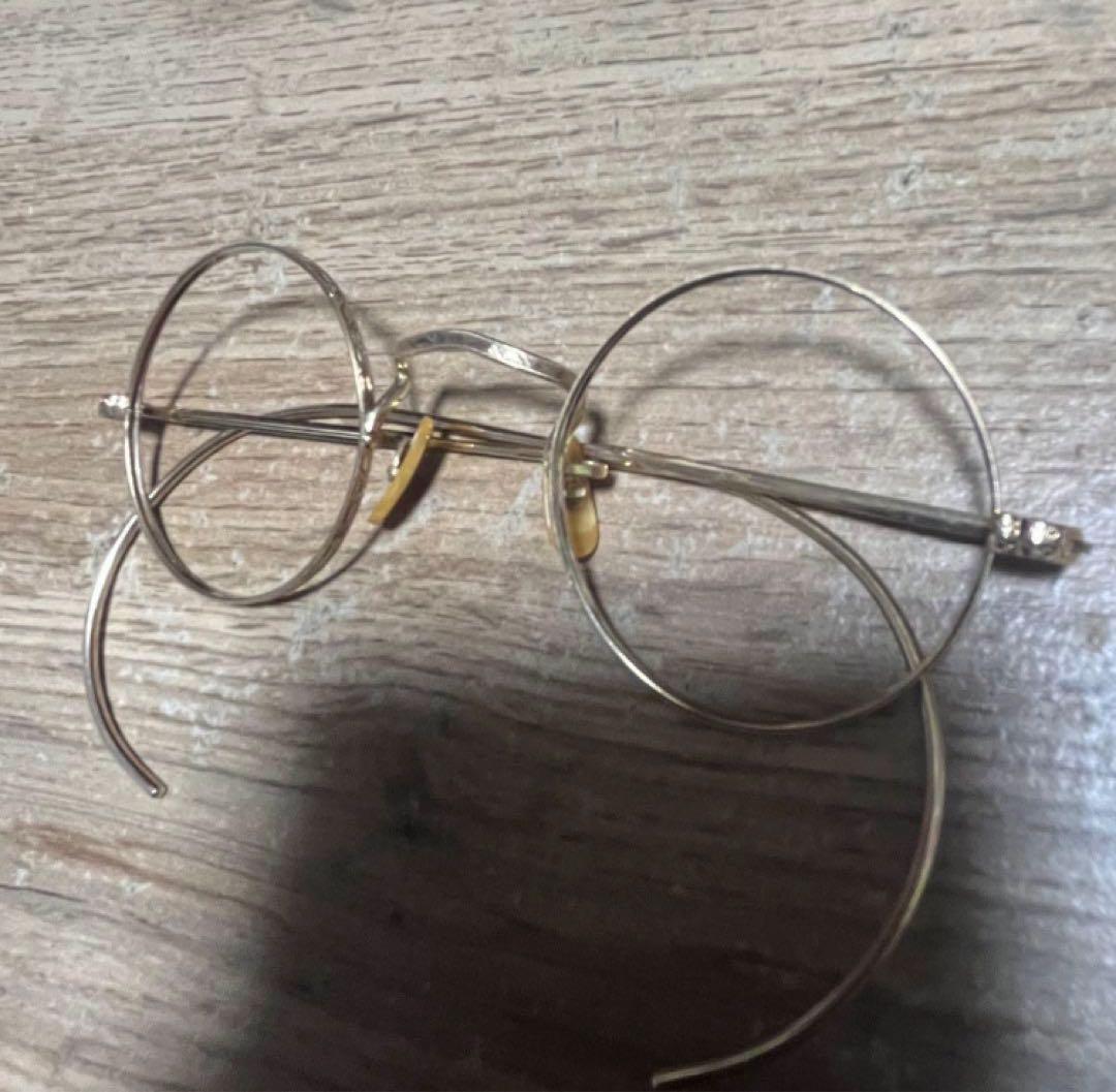 美品 B&L 1940's 12kgs vintage 丸眼鏡　アンティーク