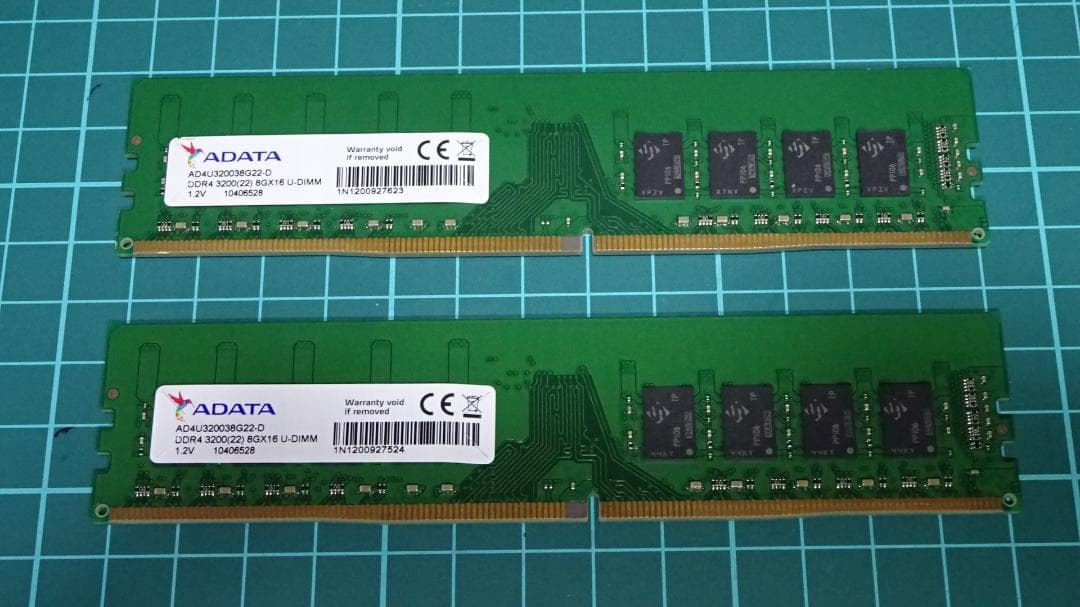 ADATA DDR4 3200 8GB×2枚（16GB）