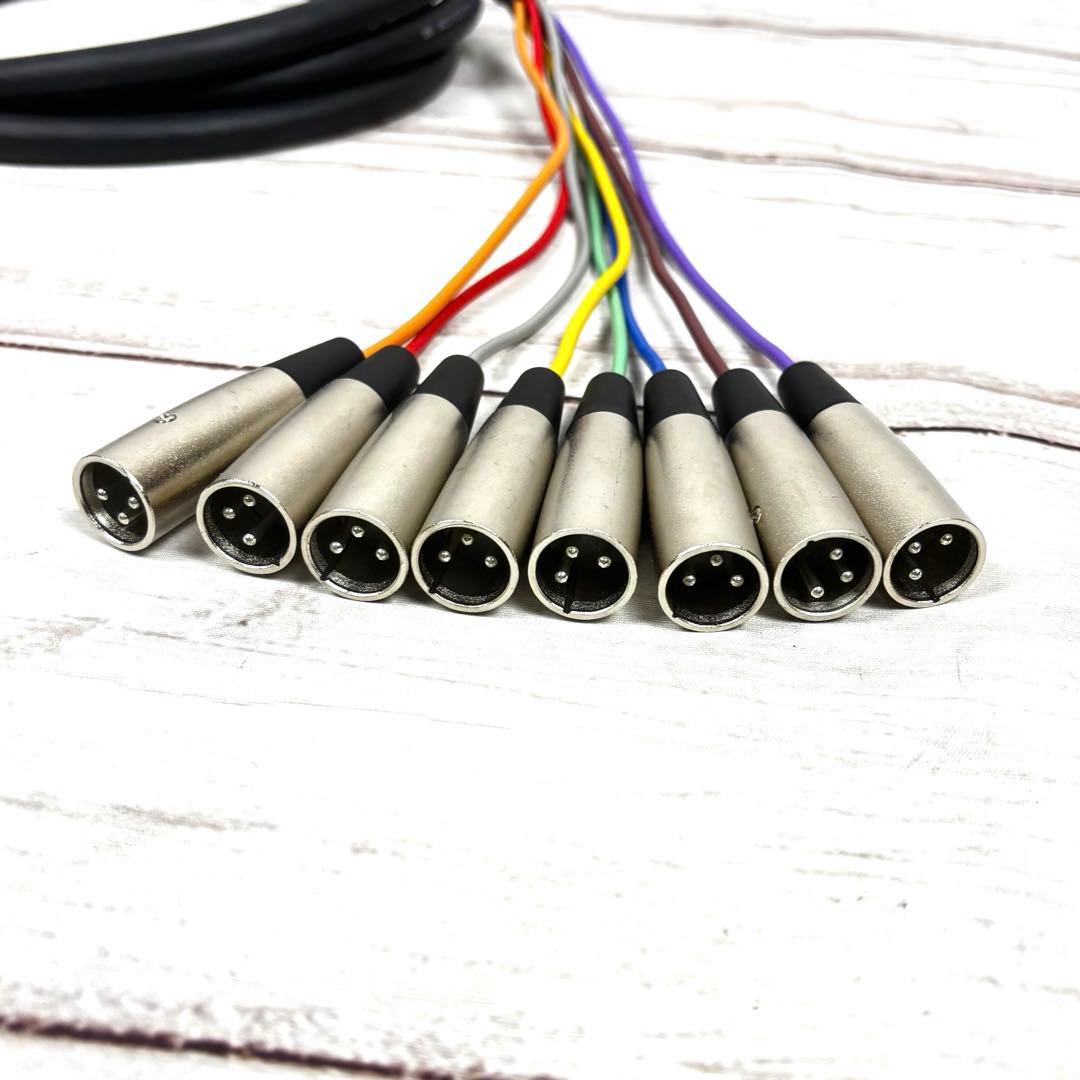 HOSA STX803 TRS XLR 8ch マルチケーブル 3m