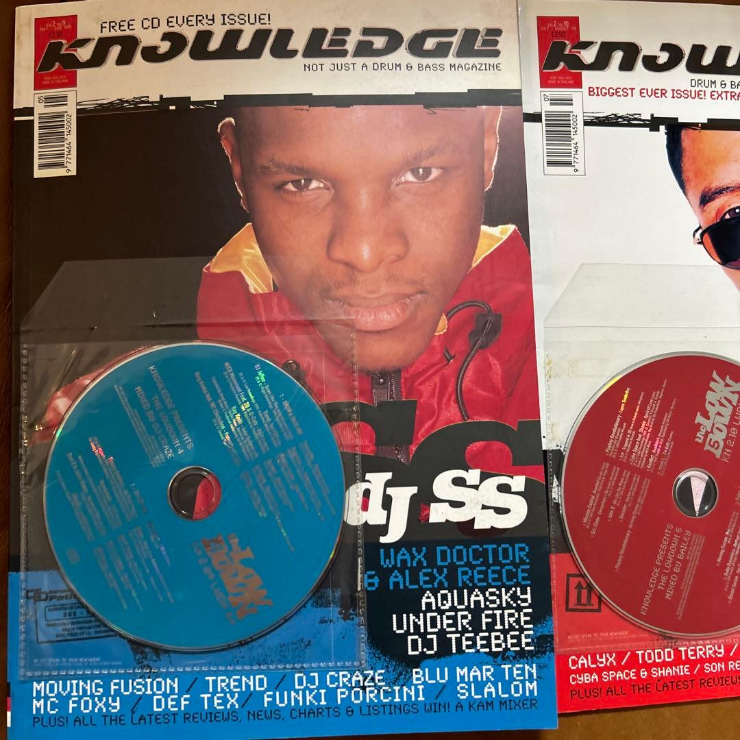 希少　ドラムンベース誌　CD付knowledge magazine  3冊