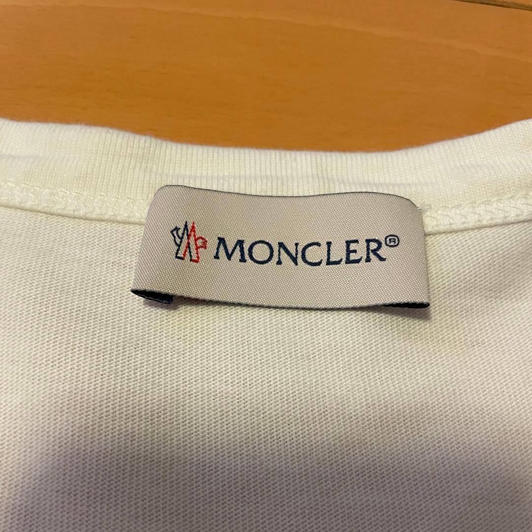 MONCLER モンクレール　白Tシャツ　長袖　美品