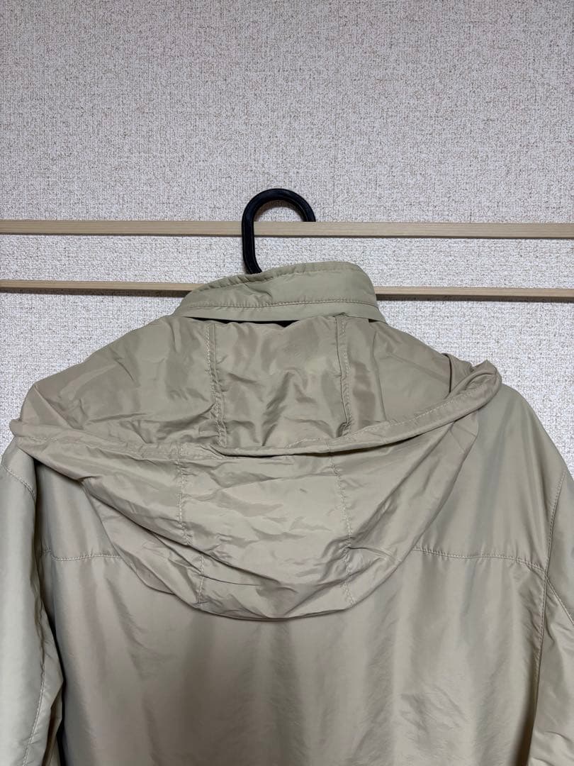 美品　HERMES エルメス　メンズ　ジャンパー　ブルゾン　フード収納