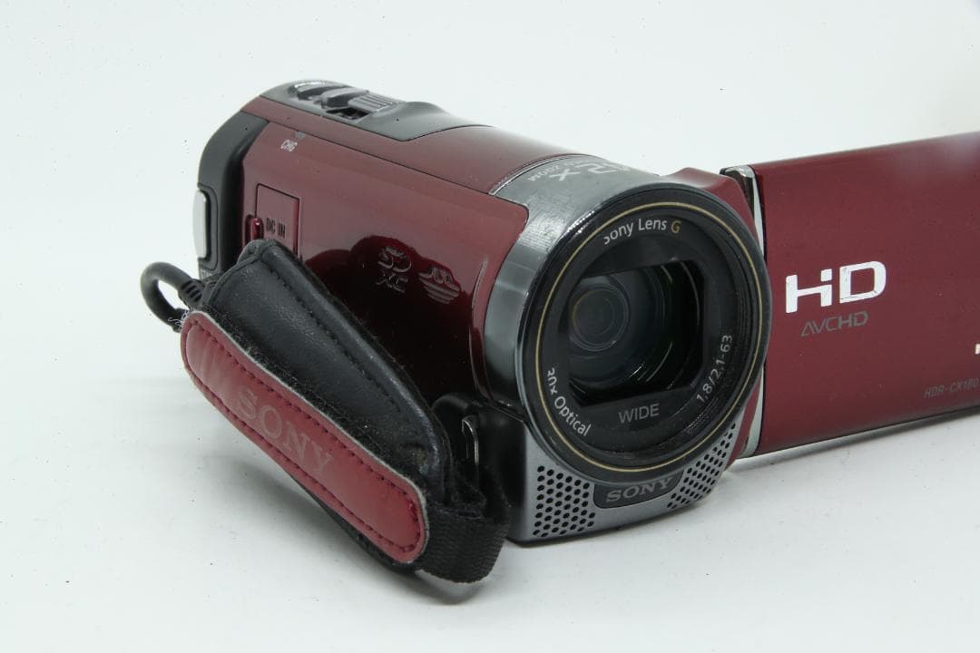 【S2282】 SONY Handycam HDR-CX180 レッド ソニー