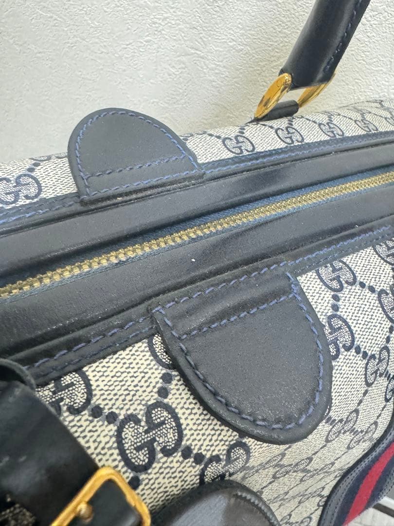 【希少】GUCCI グッチ シェリーライン 大型ハンドバッグ