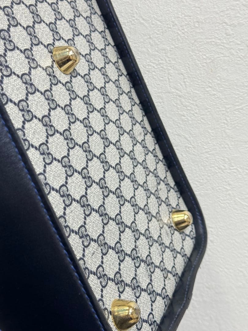 【希少】GUCCI グッチ シェリーライン 大型ハンドバッグ