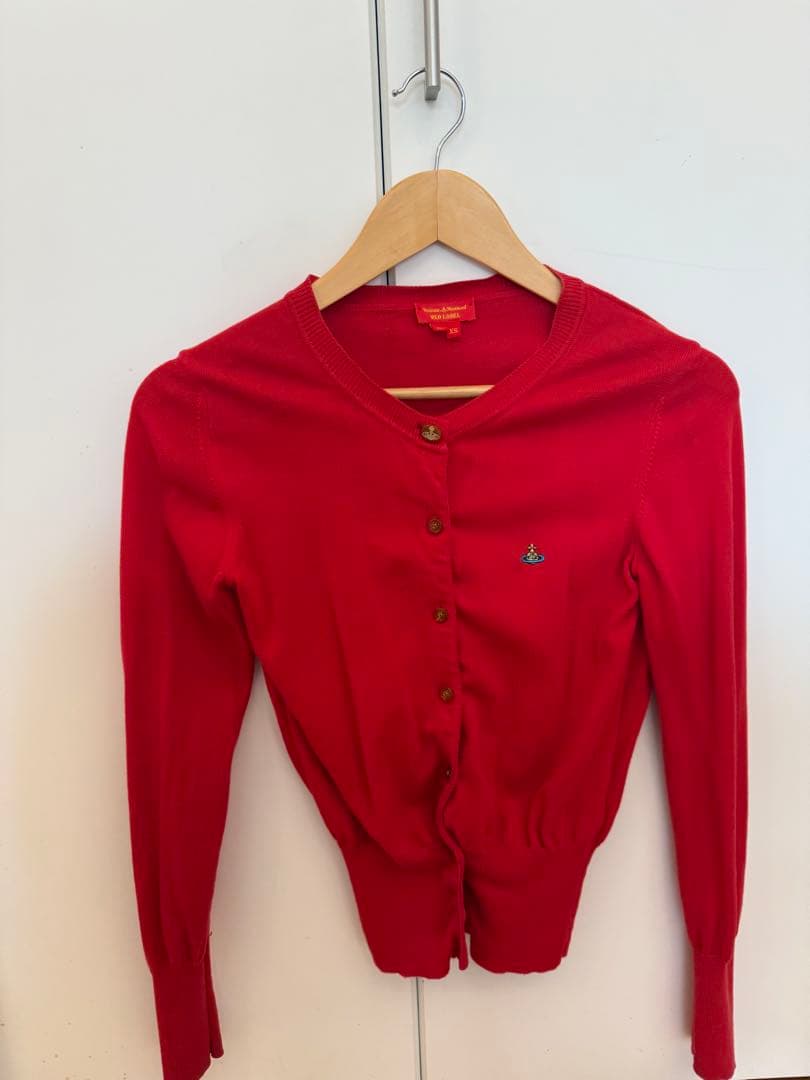 ぴ*こ様 Vivienne Westwood RED LABEL 赤 カーディガ