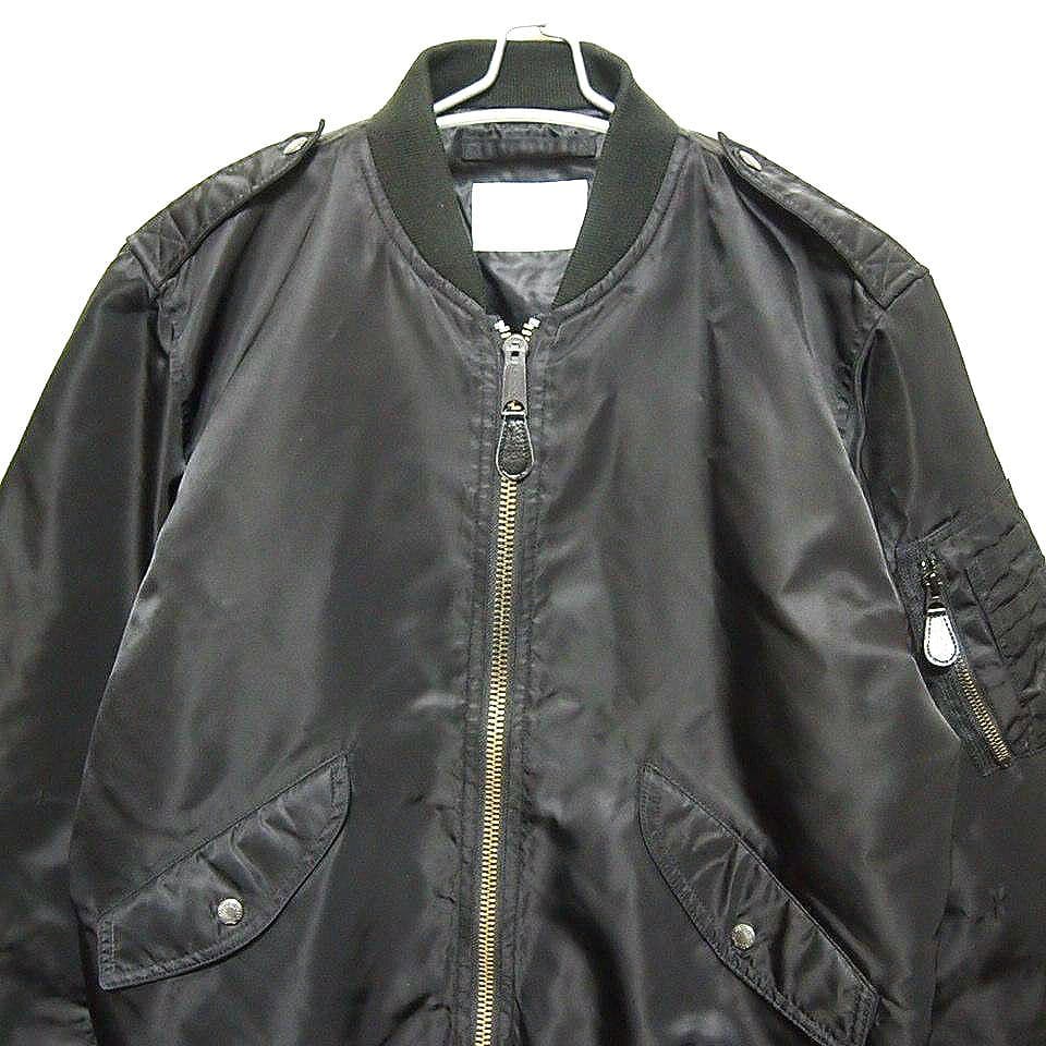 【希少XL★美品】AVIREX　L-2B　白タグ　フライトジャケット　ブラック