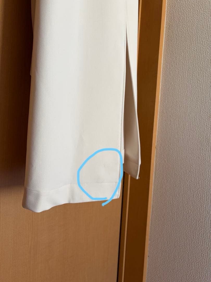anuans ビックラペルトレンチコート