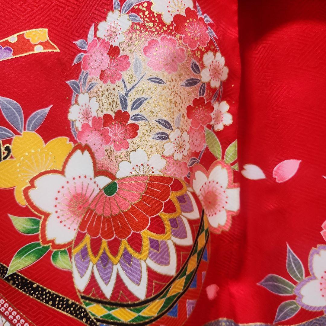 #3-016 正絹 女児 お宮参り 祝着 きもの