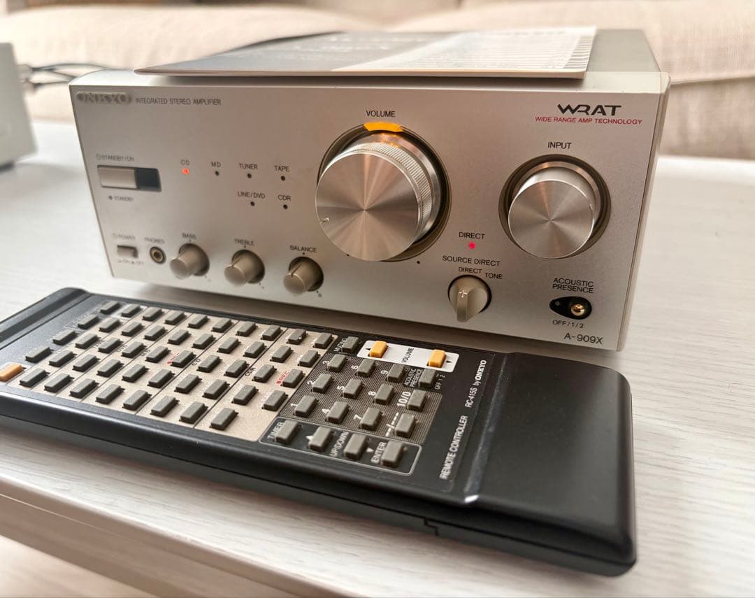 【取説、リモコン付】ONKYO A-905X