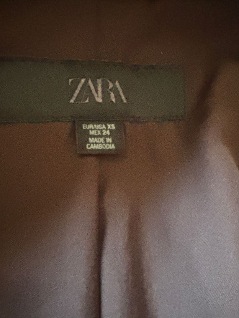 y*u様 ZARA ソフトオーバーサイズコート　ブラウンコート