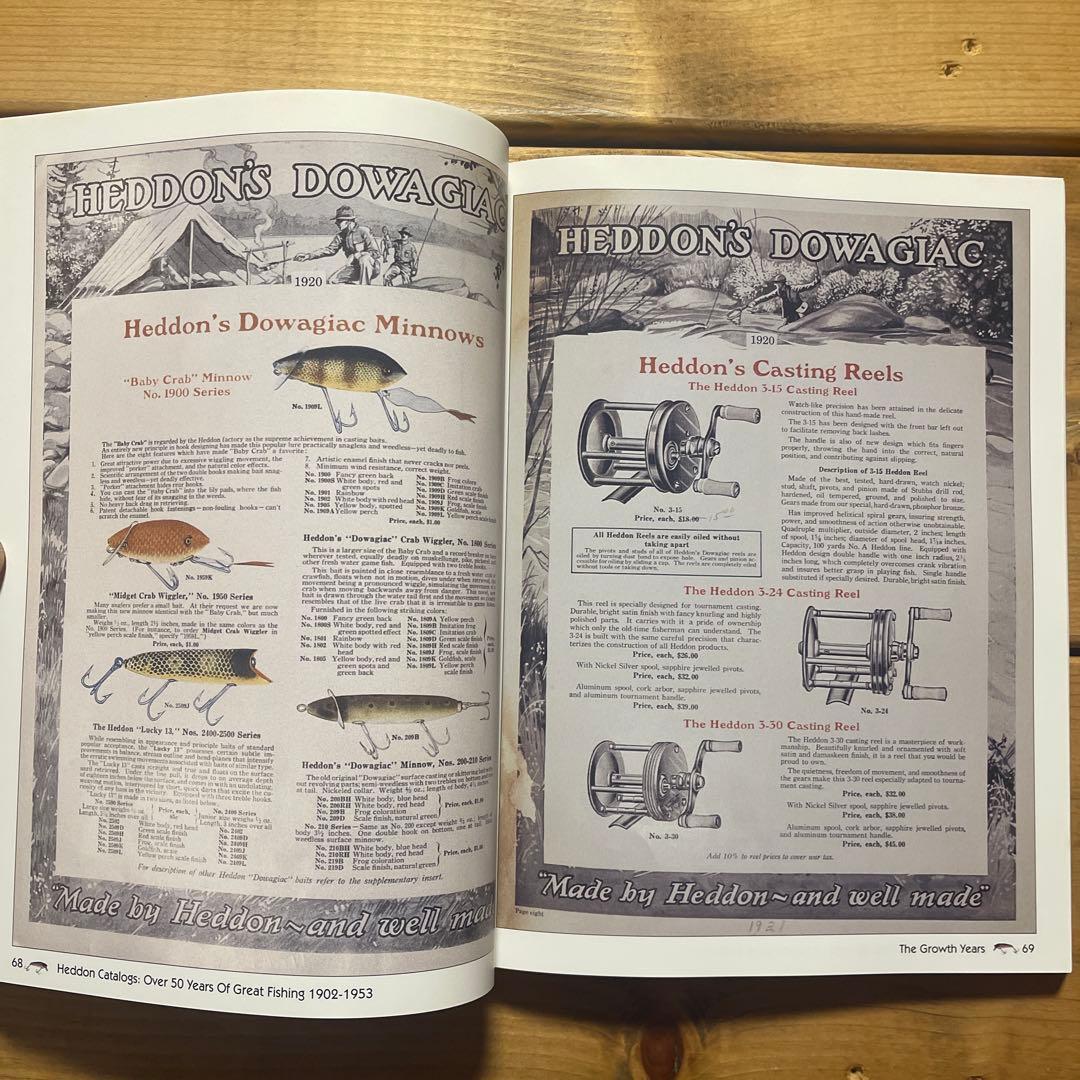 Heddon Catalogs 1902-1953 .洋書　ヘドン　カタログ
