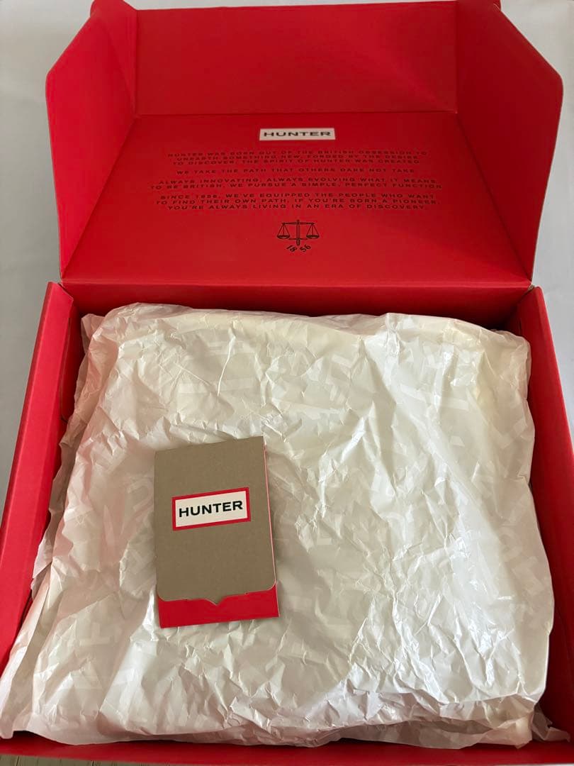 【新品・未使用品】HUNTER　ハンター　レインショートブーツ　UK6