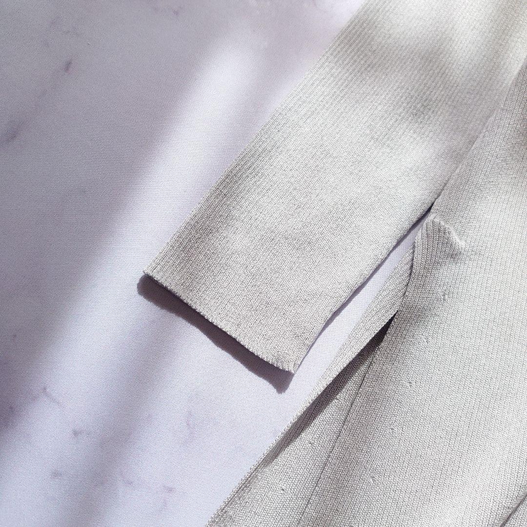 20SS エポカ La maglia ロングカーディガン ニット グレー 40