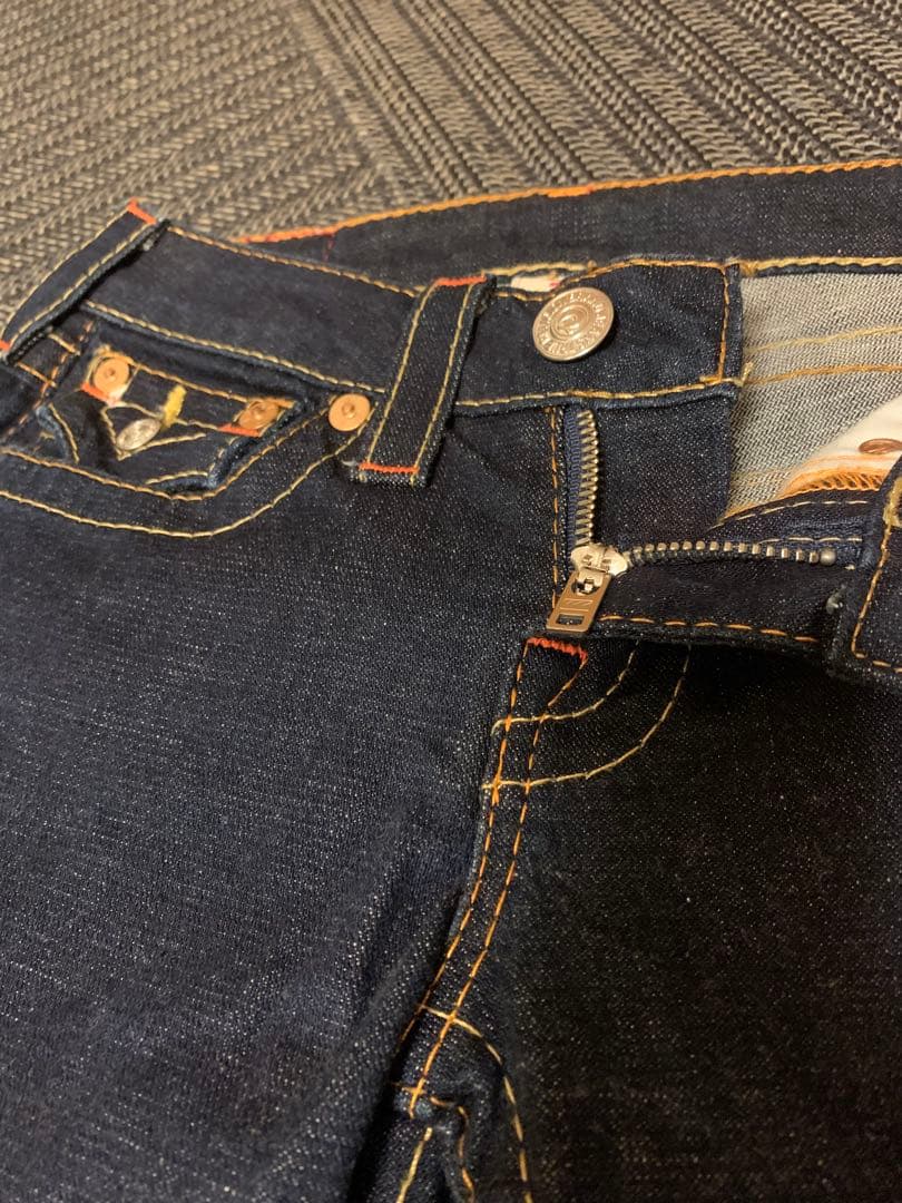 TRUE RELIGION JULIE 濃紺 デニム パンツ W25 USA製