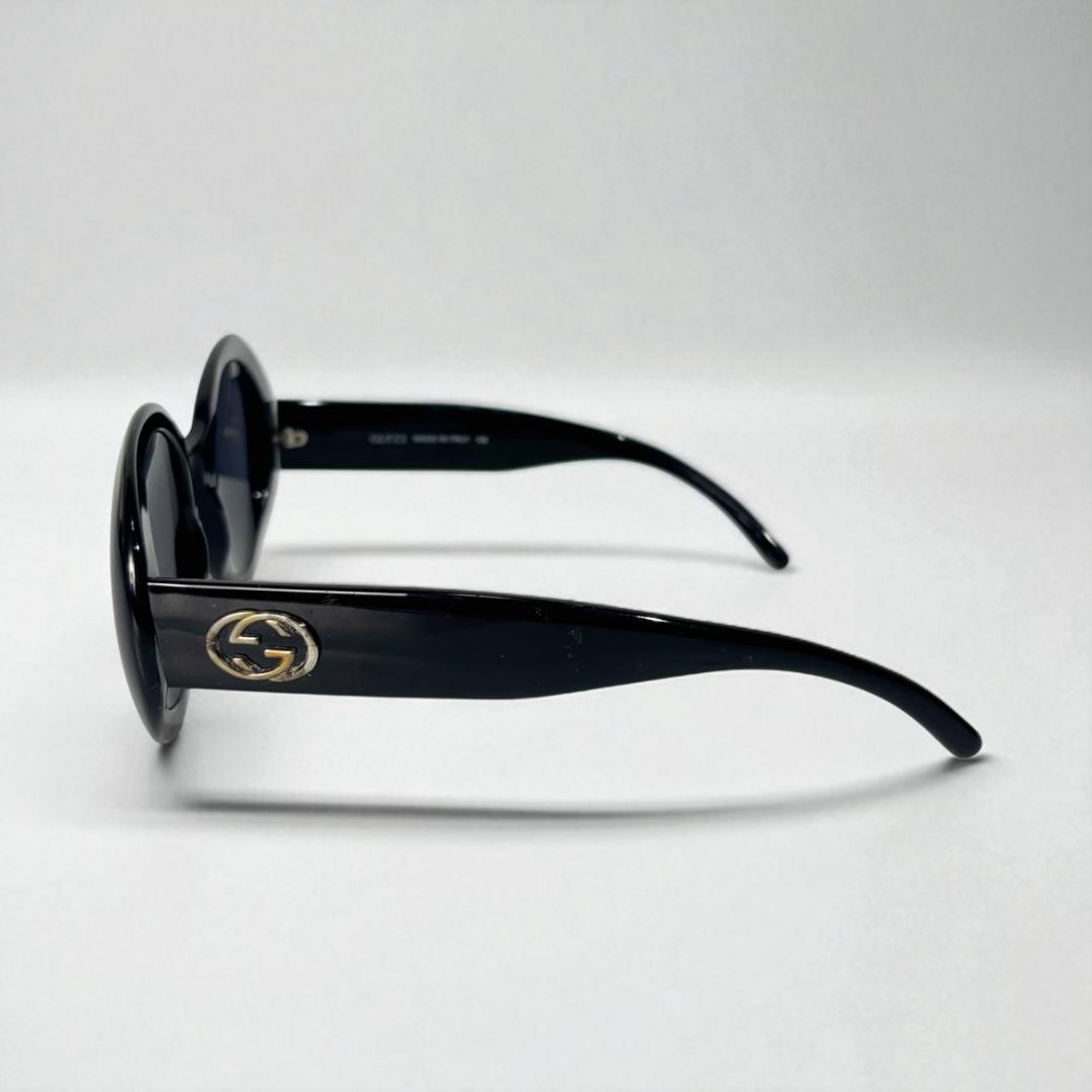 【GUCCI】サングラス GGロゴ オーバルフレーム ケース付き グッチ