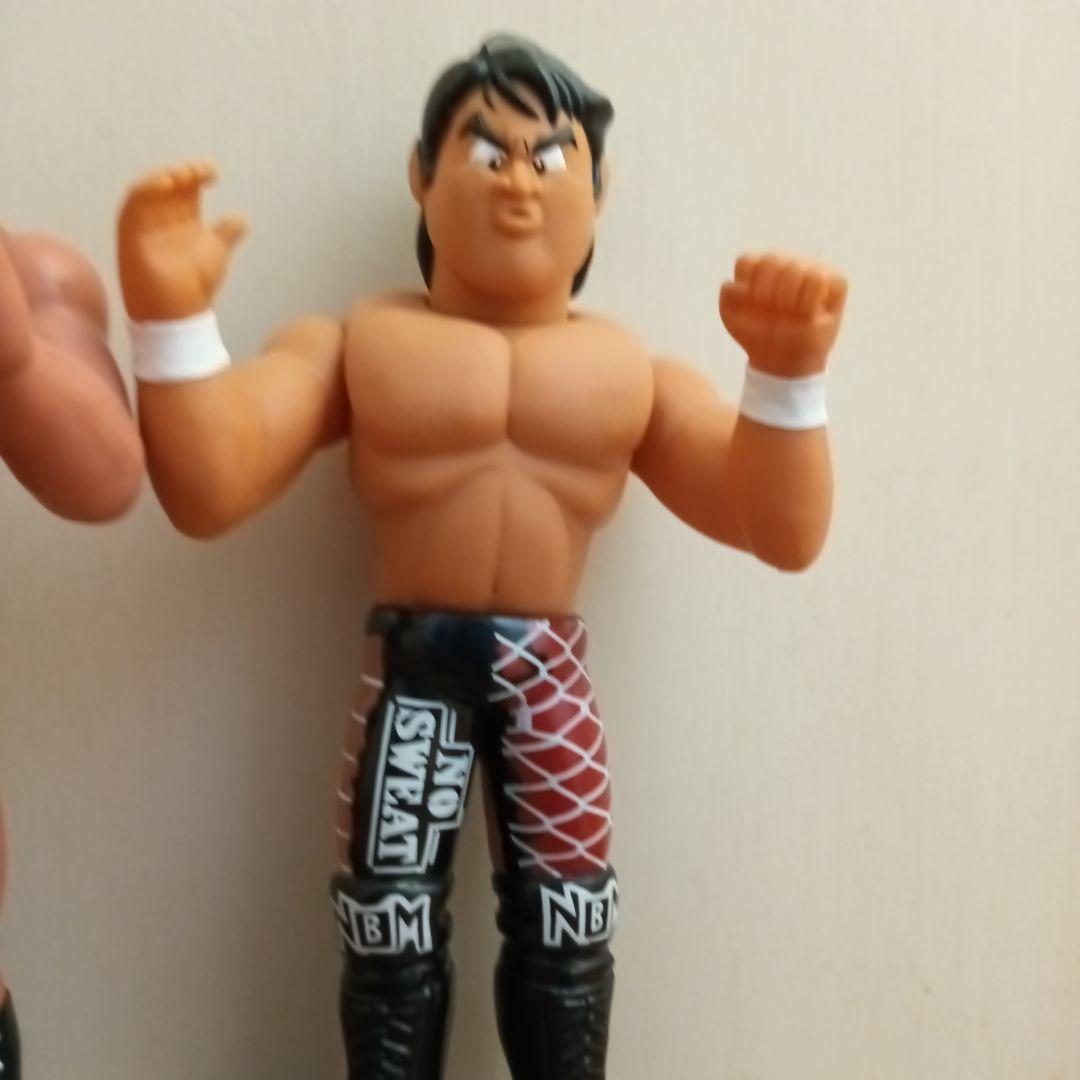 新日本プロレス　ソフビ3体セット（開封済み）