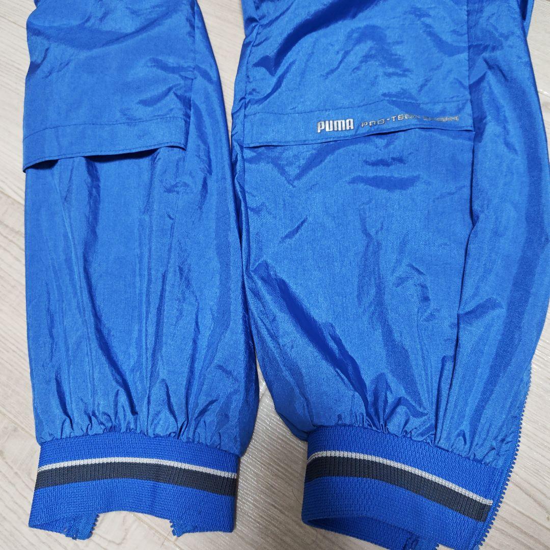 裏アルミ　PUMA 上下 80's90’sネイビー/ブルーヒットユニオン