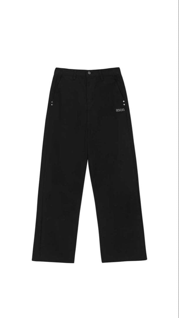 公式 ason SMOG WIDE PANTS アズオン パンツ デニム