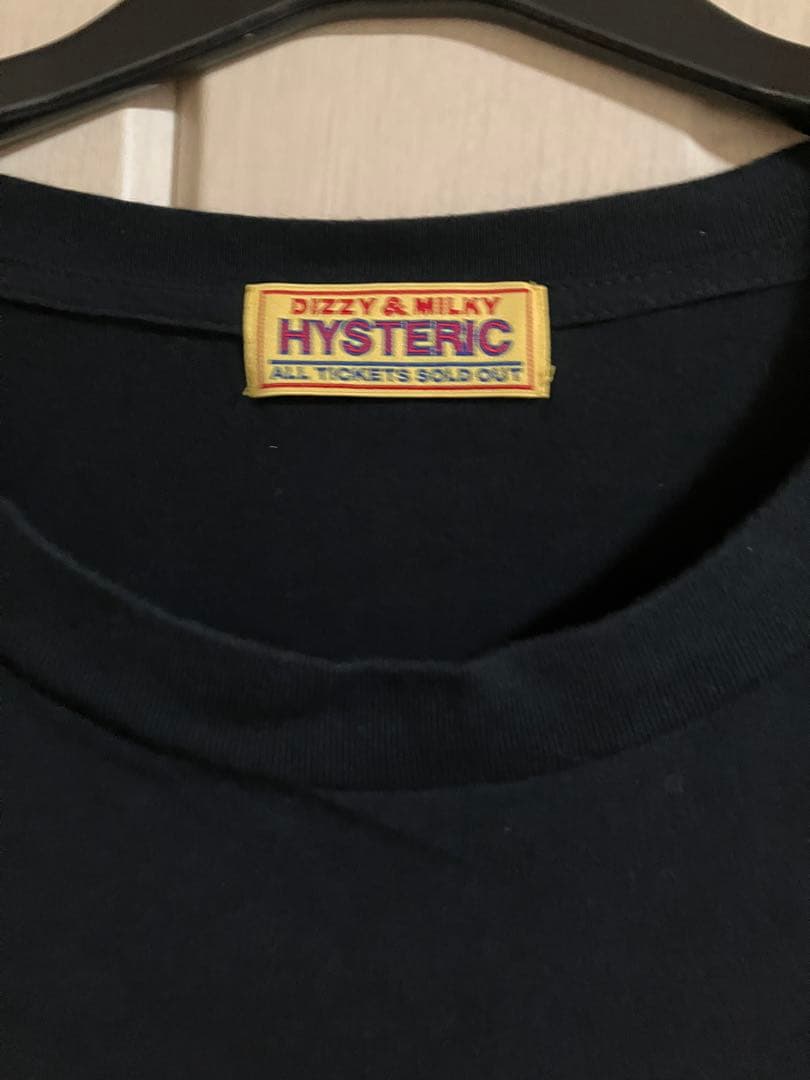 【RIO】HYSTERICGLAMOUR刺繍Tシャツ ブラック