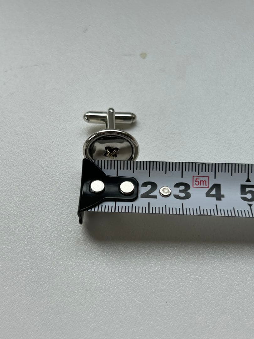 ♦︎③Tiffany & Co. ボタン型カフリンクス　SV925/750
