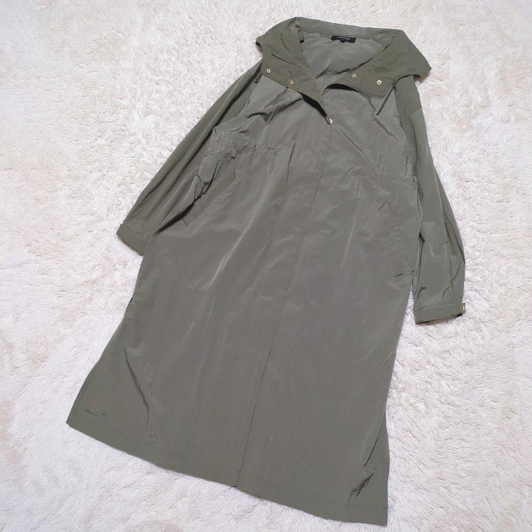希少サイズ4極美品！UNTITLED　ロングモッズコート　カーキ　撥水加工