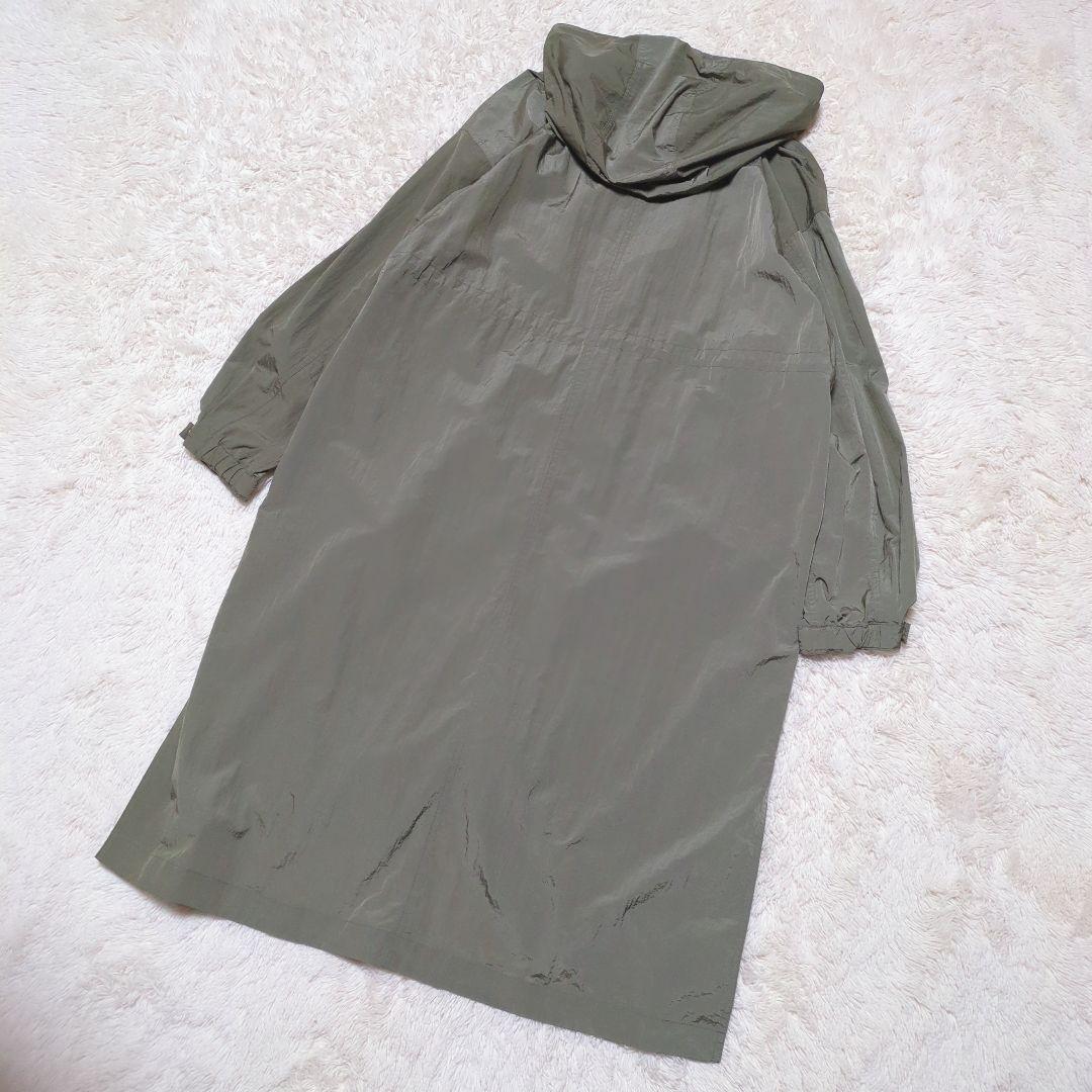 希少サイズ4極美品！UNTITLED　ロングモッズコート　カーキ　撥水加工