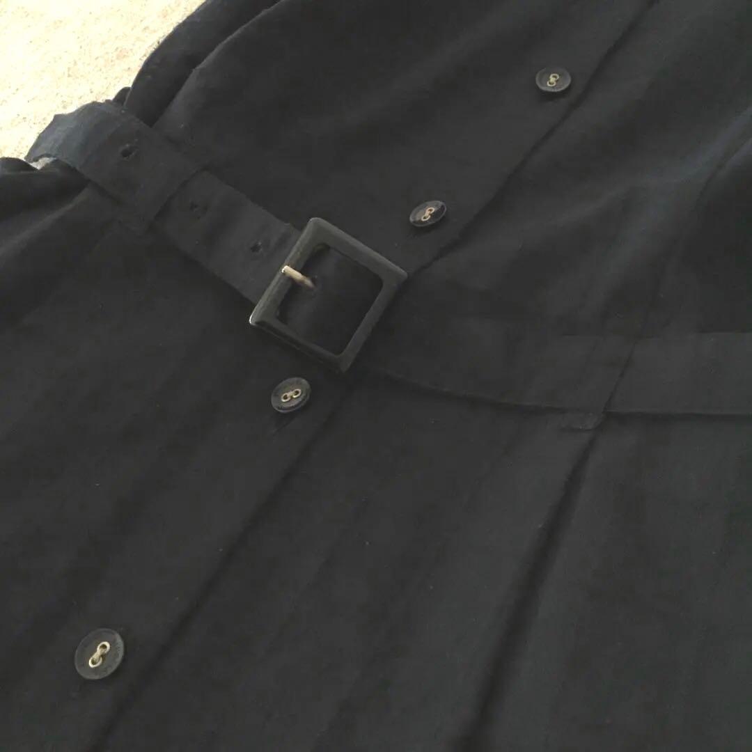 BLUE LABEL ブルーレーベルクレストブリッジ　半袖ワンピース　ネイビー