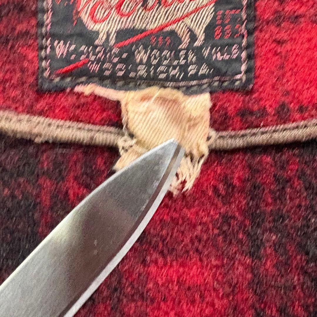 50s Woolrich ウールリッチ ベスト　４ポケット シンチバック M
