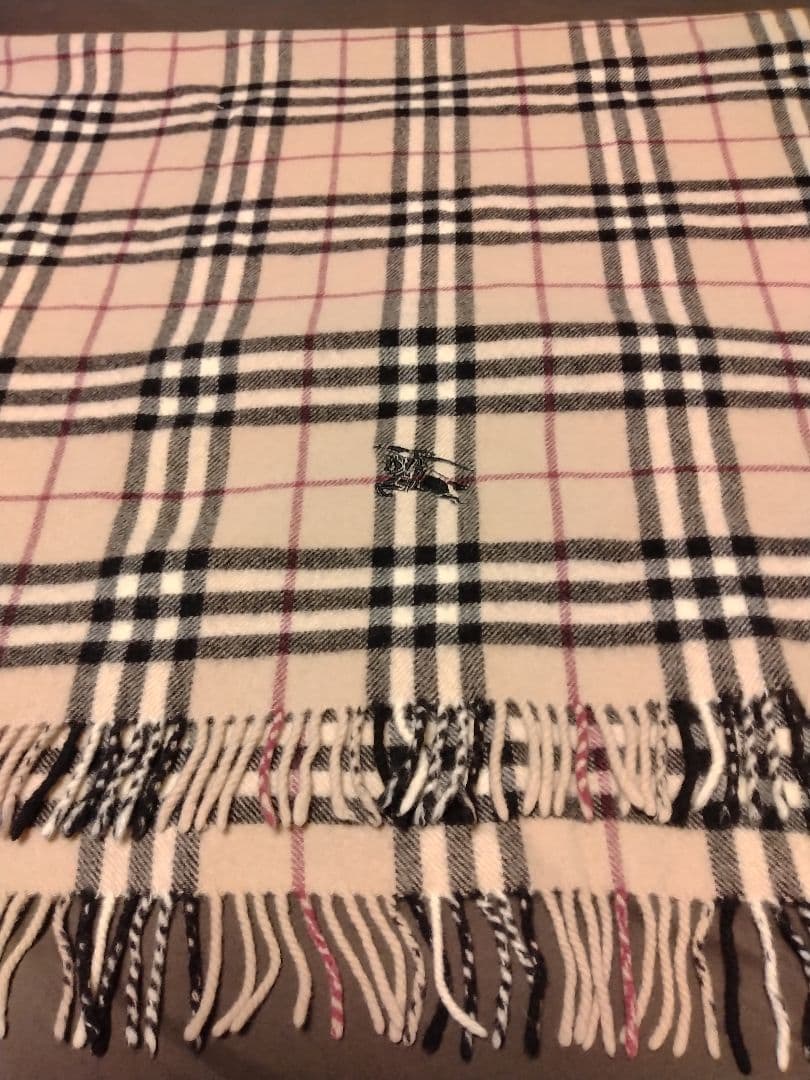 【美品】BURBERRY ノバチェック 大判ブランケット 75×150