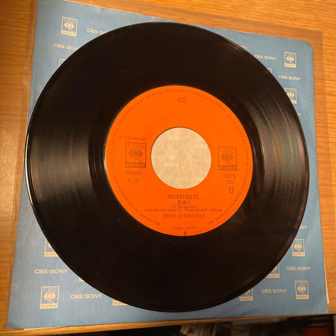 明日なき暴走　ブルース・スプリングスティーン　レコード