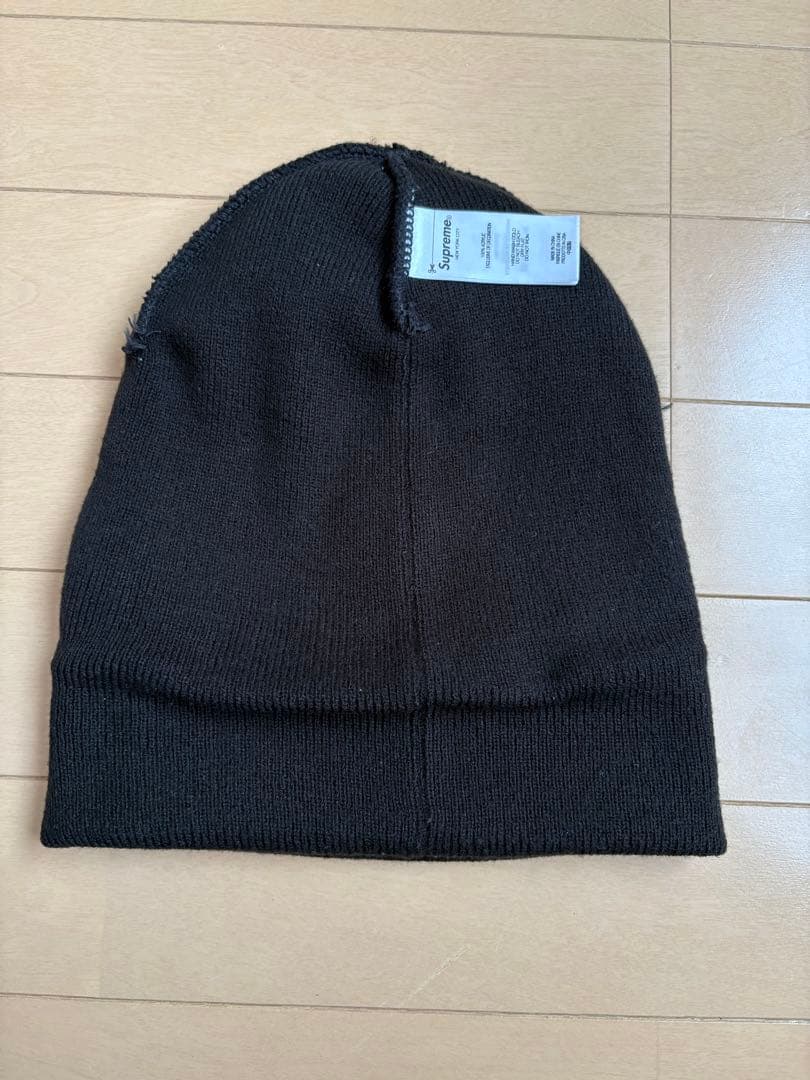 supreme 23FW ビーニー　ニット帽 ブラック