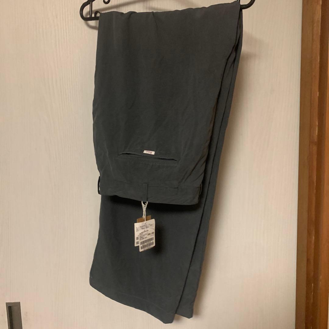Papás グレー パンツ 綿100%
