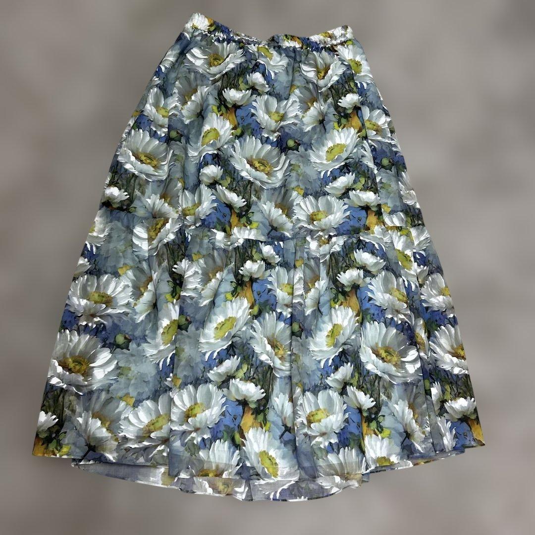 新品❣️アートプリントロングスカート