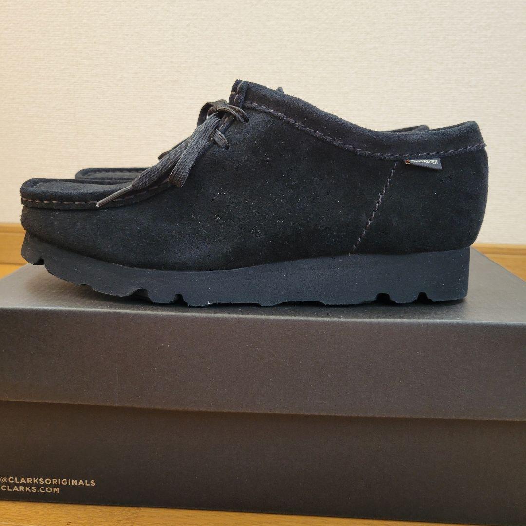 新品 CLARKS Originals ワラビー GTX 24.0 ブラック