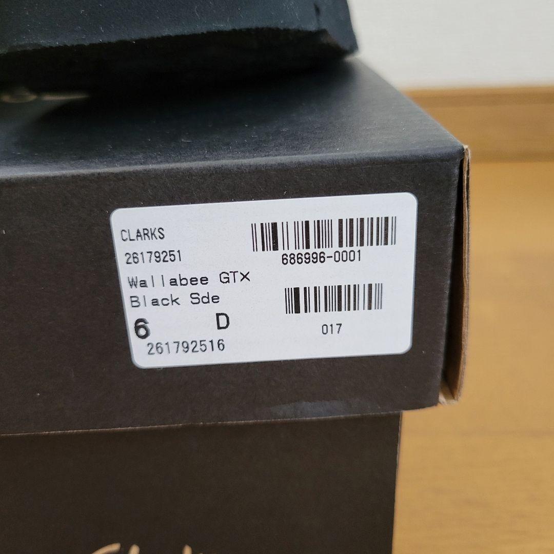 新品 CLARKS Originals ワラビー GTX 24.0 ブラック