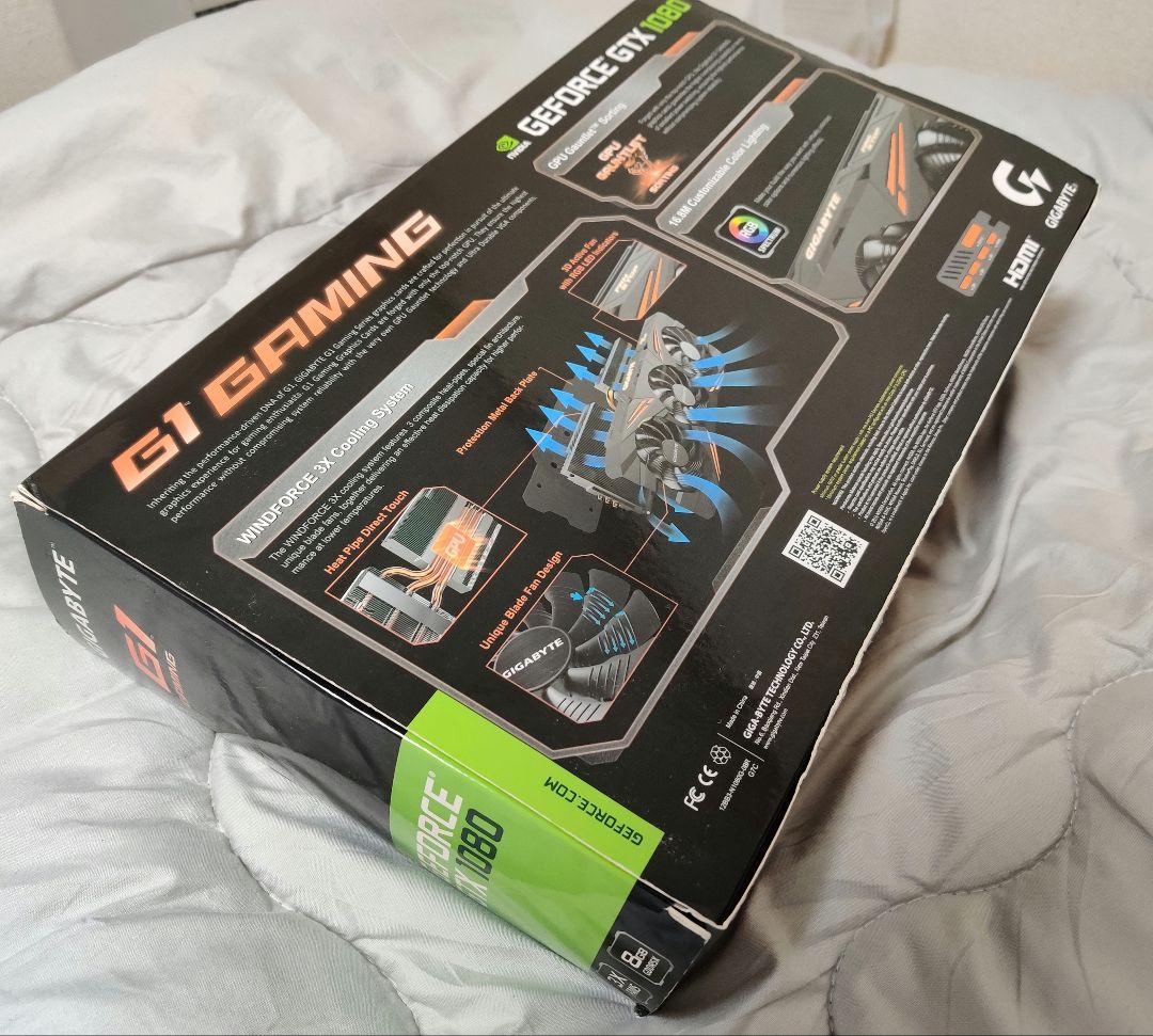 グラフィックボード・グラボ・ビデオカード Gigabyte GTX 1080 G1 Gaming 8G