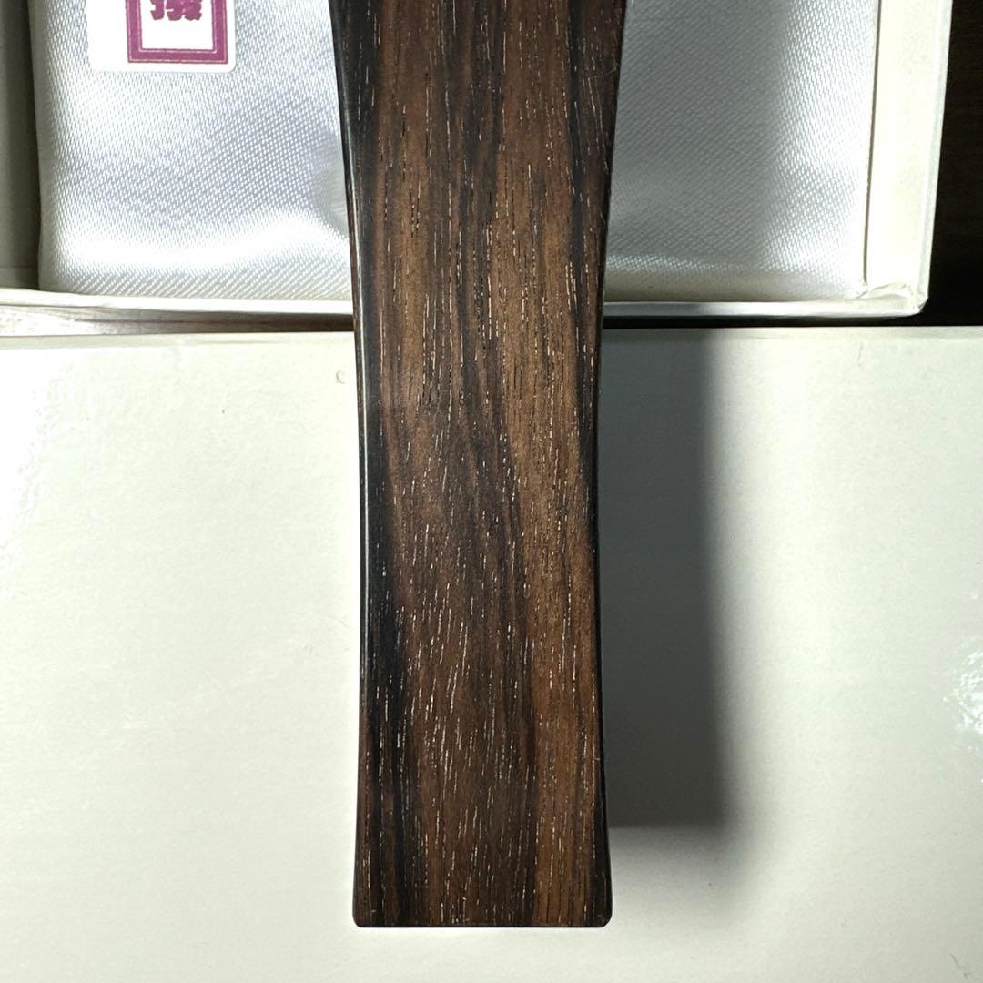 m*e様 津軽三味線用　中古鼈甲撥　手元黒檀 no.2