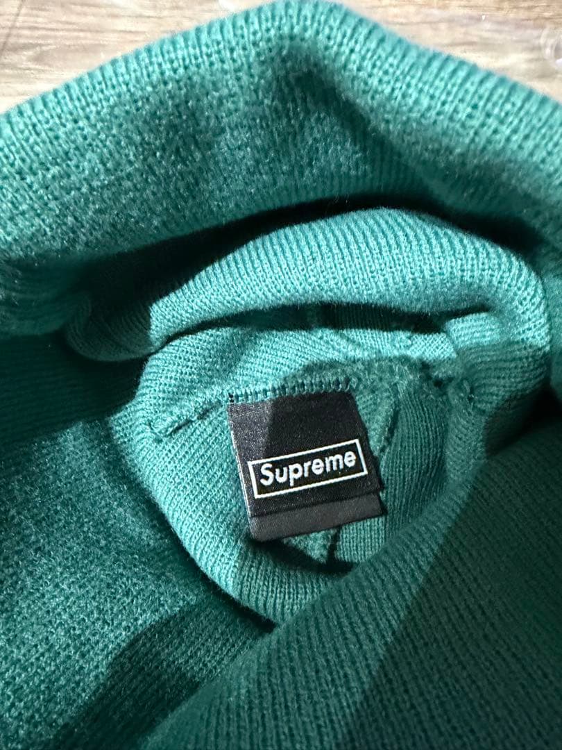 Supreme Sロゴ ビーニー パイン