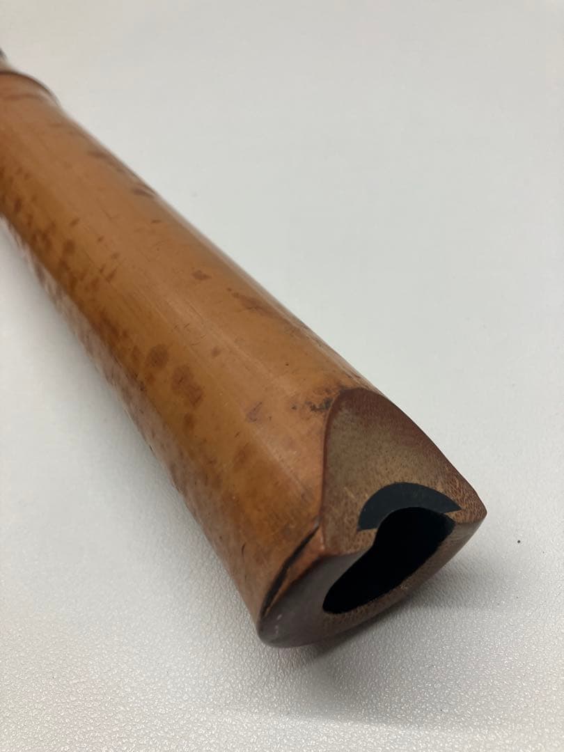 B0302）尺八 竹製 在銘 羊山　全長さは約54cm