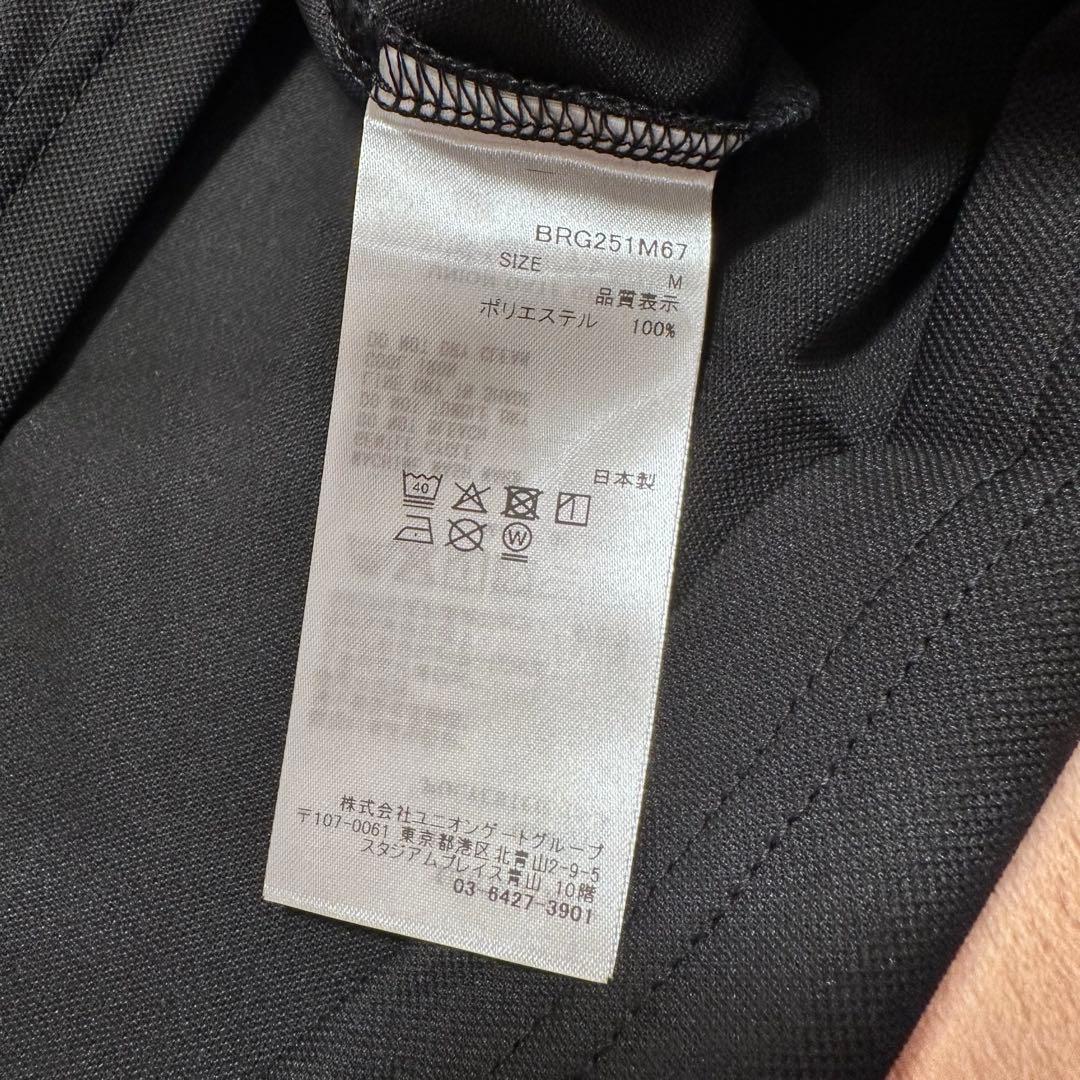 半袖ハイネック　モックネック　メンズ　Mサイズ　新品タグ付き　春夏　ブラック