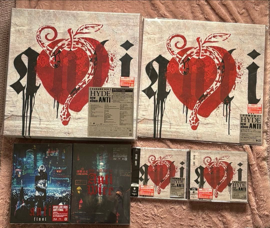 HYDE CD DVD Blu-ray 初回限定盤 ANTI まとめ売り