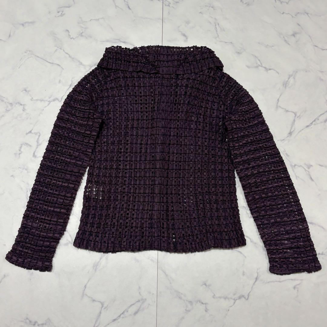 me ISSEY MIYAKE レース カーディガン ジャケット