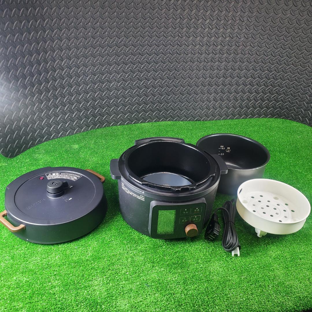 アイリスオーヤマ ヘルシープラス KPC-MA3-B 炊飯器 自動調理鍋 圧力鍋