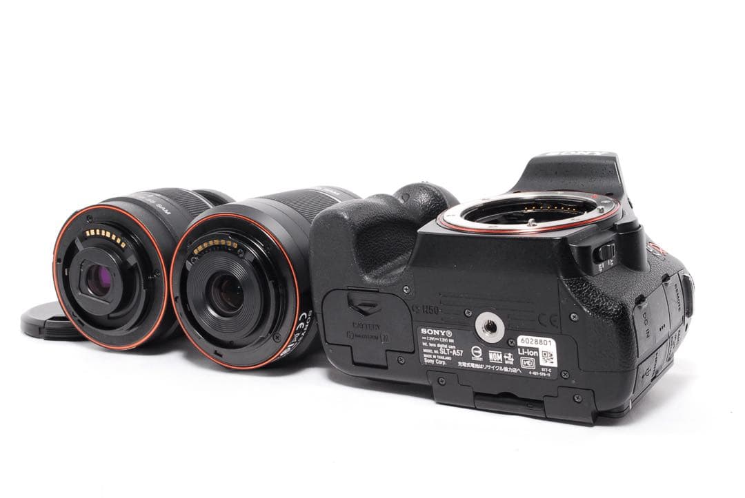◆すぐ使える◆SONY α57◆一眼レフカメラ◆スマホ転送◆初心者に◆Wレンズ◆
