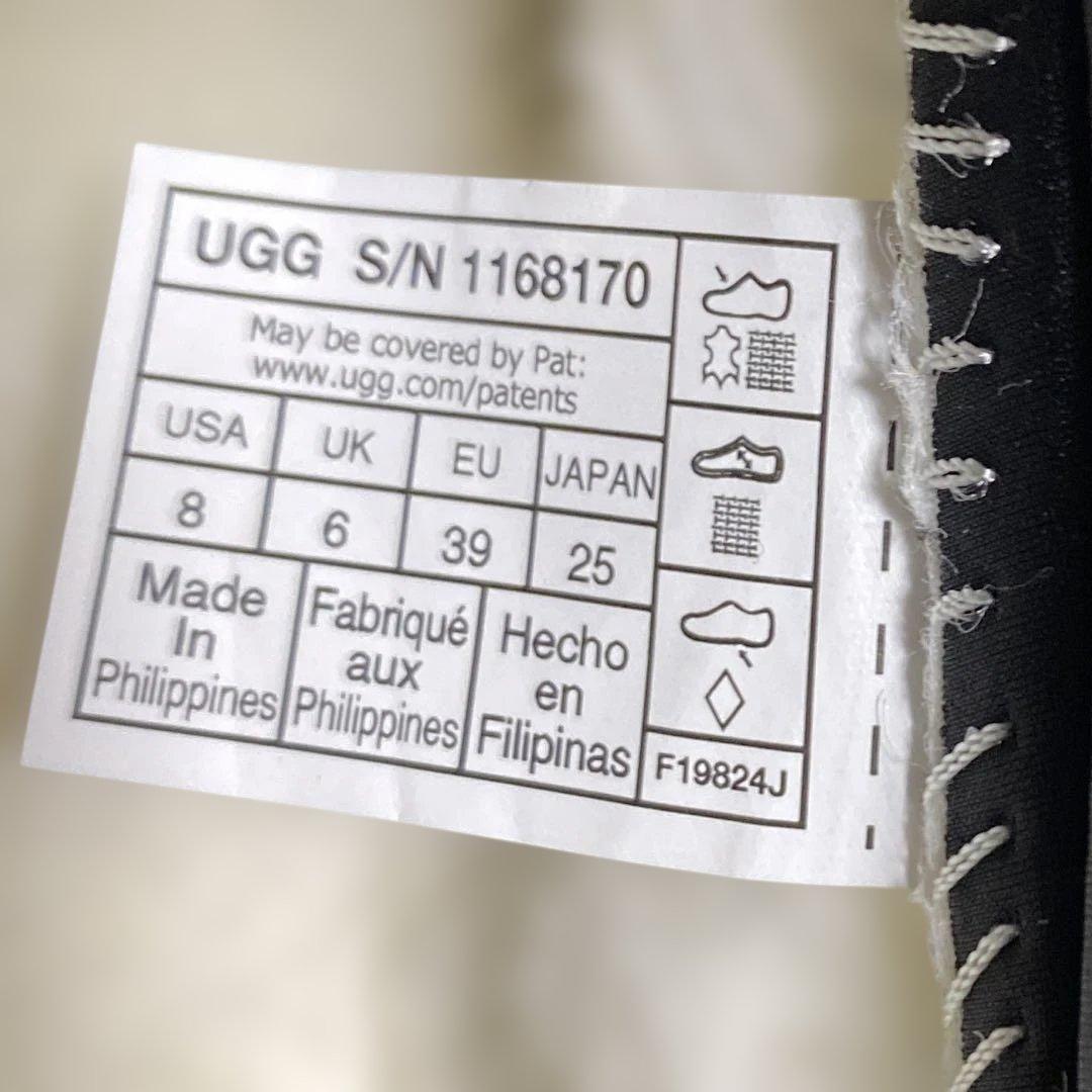 UGG ブラック 厚底ムートンブーツ　クラシックミニディッパー