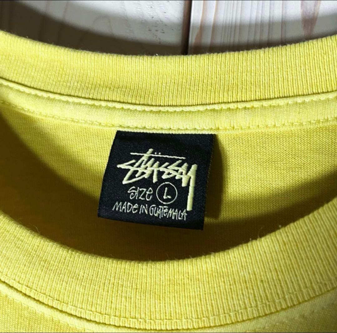 【激レア　ピグメントダイ L】ステューシー フォト タトゥー Tシャツ.