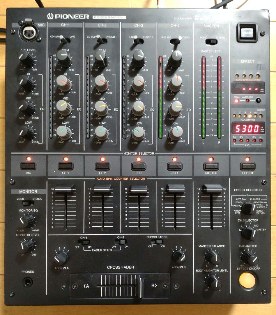 Pioneer DJM-500 動作確認済み　メンテ品　送料込み　DJミキサー